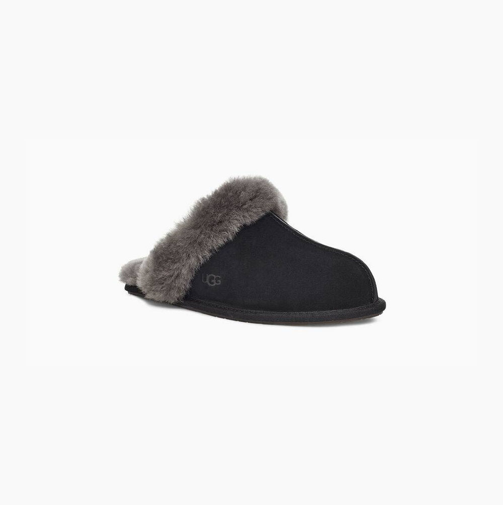 UGG Scuffette II - Tøfler Dame - Svart Grå (NO-C751)